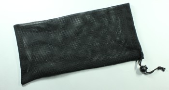 Black protective mesh bag for magnifiers