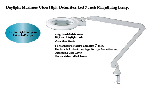 MAXIMUS DAYLIGHT LARGE PROFESIONALL MAGNIFYING LAMP 