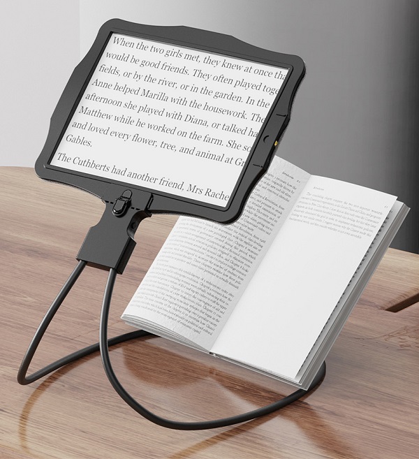 THE VISION DAYLIGHT ROUND THE NECK/TABLE STAND PAGE MAGNIFER